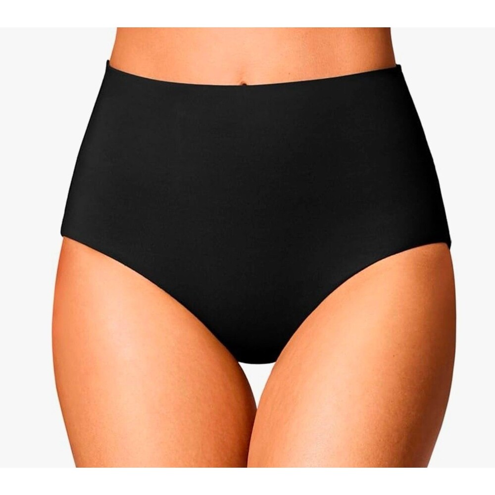 CRZ YOGA High Waisted Bikini Bottom Black Size S (4-6) New With Tag